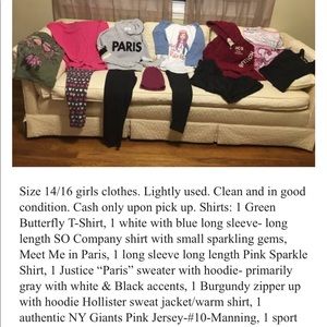 Size. 14/16 Girls Clothes